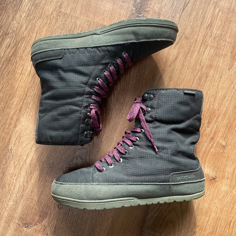 Patagonia Womens Activist Puff‎ Waterproof Lace Up Boots Size 6 Waterproof